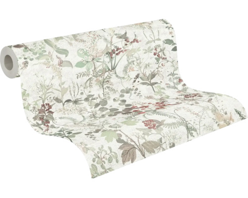 Behangrol met plantenmotief