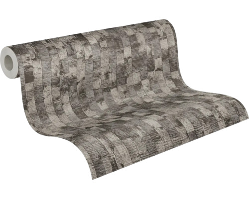 Behangrol met houtlook