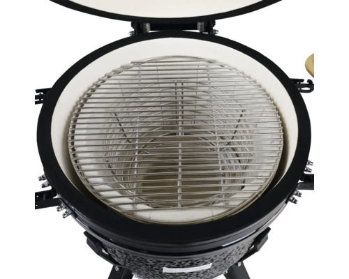 Keramische grill met grillrooster