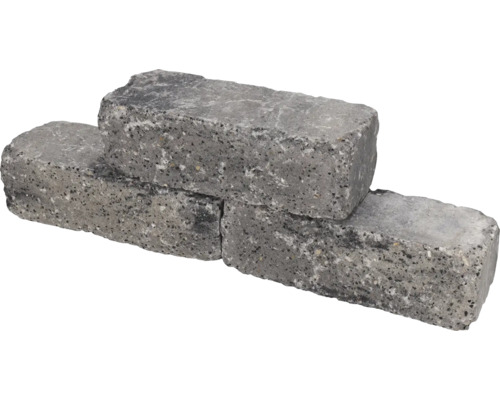 Drie straatstenen van steen