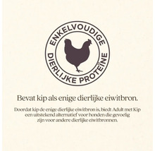 Symbool voor dierlijk eiwit van kip