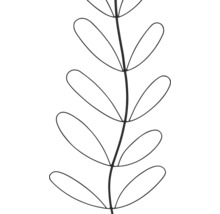 Decoratieve gestileerde plantenillustratie