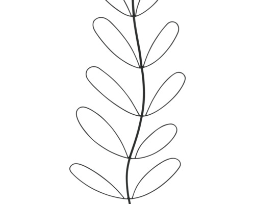 Decoratieve gestileerde plantenillustratie