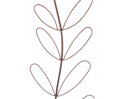 Decoratieve metalen plant met filigraan bladeren