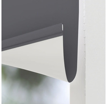 Grijs rolgordijn in detail