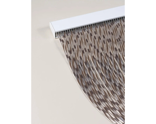 Lamellen gordijn met stoffen lamellen