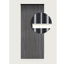 Gordijn van kunststof lamellen met centimeteraanduiding