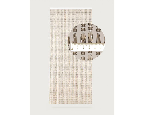 Decoratieve kralenketting met hangers en maataanduiding