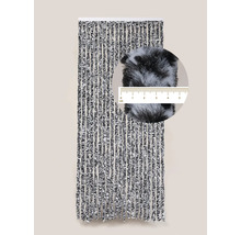 Decoratieve sjaals van polyester met patroon en centimeteraanduiding in close-up