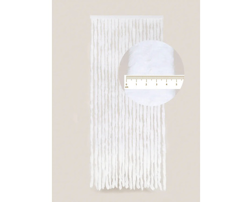 Decoratieve sjaals met details en close-up met meetlint