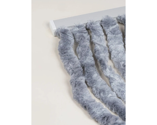 Decoratieve sjaal met draadgordijn en pluizige draad