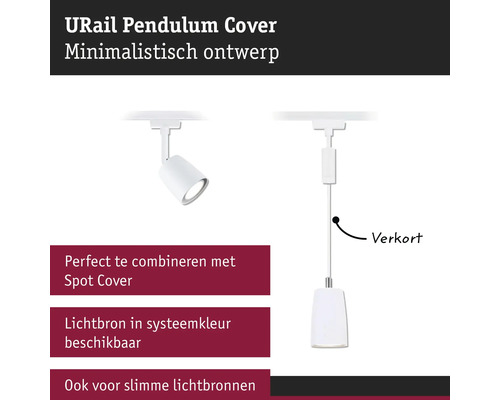 URail Pendulum Cover minimalistisch ontwerp