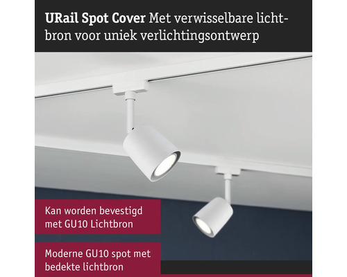 URail spots met verwisselbare lichtbron voor een uniek verlichtingsontwerp