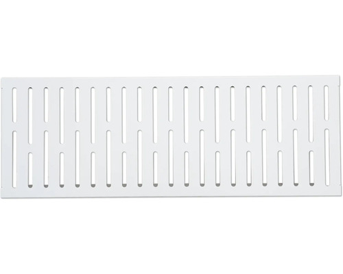 Witte kunststof afdekking met sleuven voor afwateringsgoten