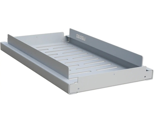 Metalen plank met sleuven