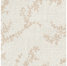 Behang met bladmotief