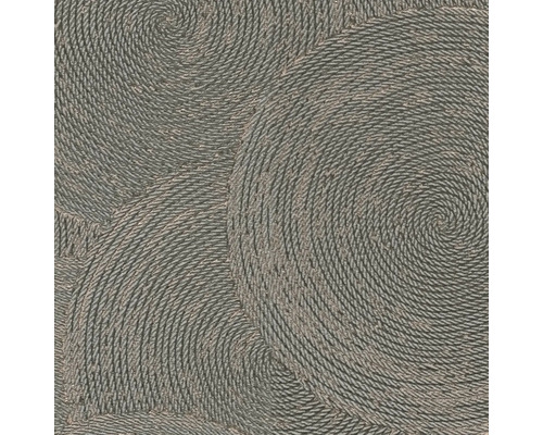 Behang met cirkelvormig touwpatroon