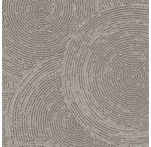 Behang met spiraalvormig touwdesign