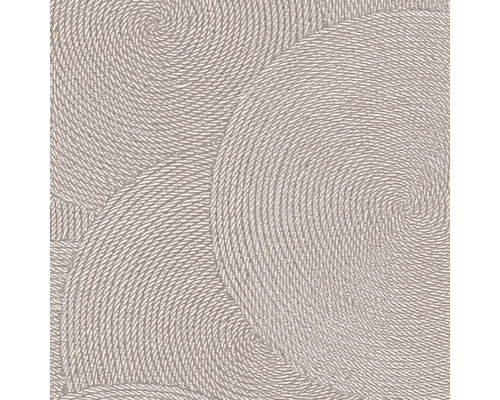 Close-up van een behang met een cirkel- en touwpatroon