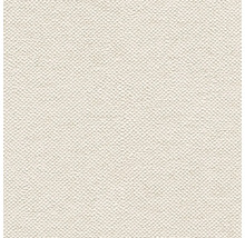 Close-up van een lichtgekleurd textielbehang met fijne structuur