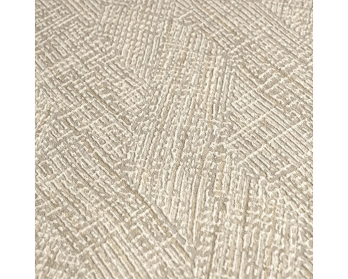 Close-up van een gestructureerd behang met geometrisch patroon