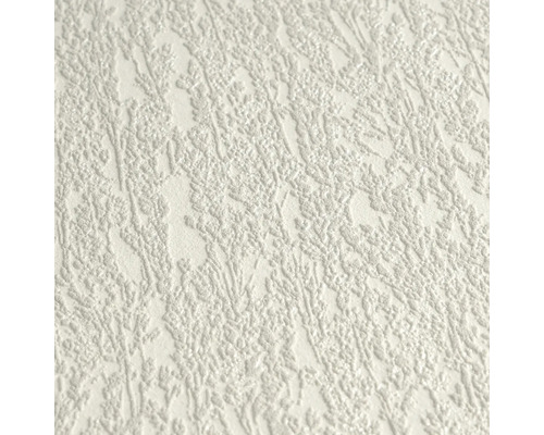 Close-up van een wit structuurbehang.