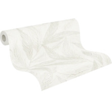 Behangrol met bladmotief