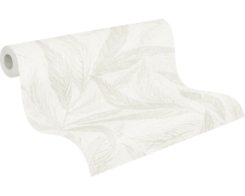 Behangrol met bladmotief