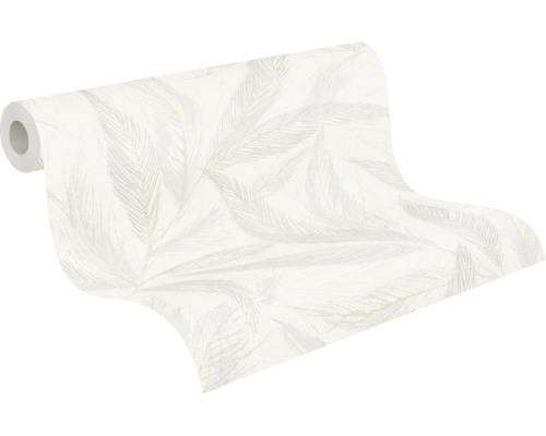 Behangrol met bladmotief