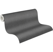 Rol grijs textiel vliesbehang