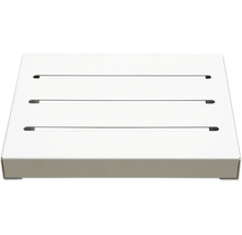 Vierkante doucherek met sleuven