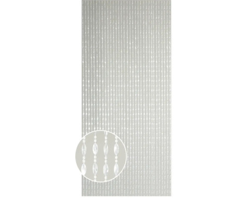 Parelgordijn met heldere sierparels