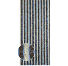 Decoratieve sjaal met streepmotief in bruin en grijs