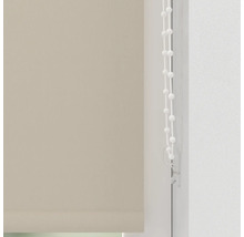 Beige raamrolgordijn met bedieningsketting