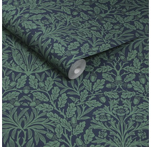 Rol behang met eikenblad- en eikelpatroon