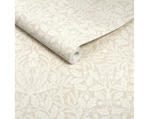 Behangrol met eikenbladmotief