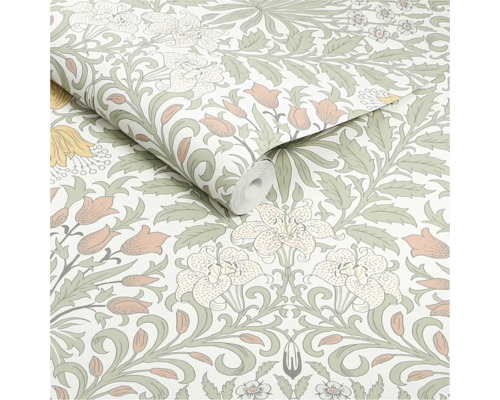 Rol behang met bloemmotief