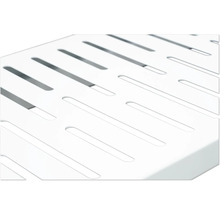 Gedetailleerd beeld van een plank met sleuven