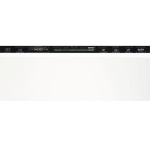 Vaatwasser bedieningspaneel met resetknop, startuitstel, eco-display, tijdselectieknop, extra's zoals extra stil, extra power en auto sense programma