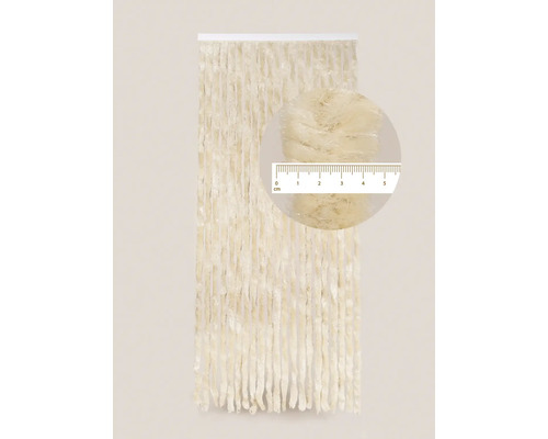 Decoratief draadgordijn met centimeter aanduiding voor detailweergave