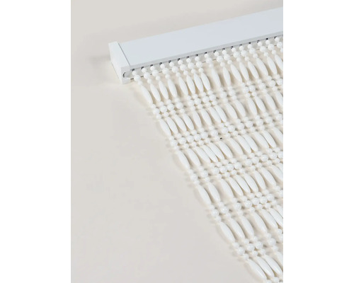 Decoratieve deur- of raamketting met witte kralen