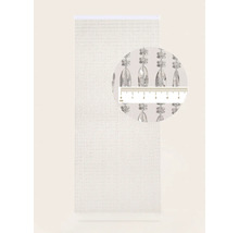 Decoratieve sjaal met sier elementen en maataanduiding