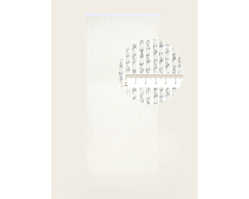 Decoratieve sjaal met patroon en detailweergave van de textuur