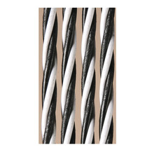 Close-up van textielomwikkelde dubbele draad