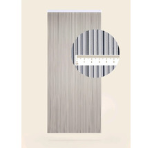 Decoratieve lameldeur met meetloep voor detailweergave