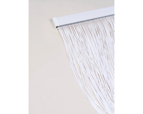 Gordijn van witte draden