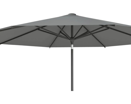 Grijze parasol met mast