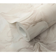 Rol behang met abstract marmerpatroon