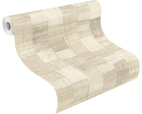 Rol behang met steenmotief