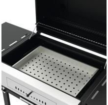 Houtskoolgrill met kolenbak